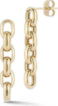 Ember Fine Jewelry 14K Gold Link Drop Earrings