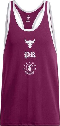 Under Armour Heren Project Rock tanktop (Paars)