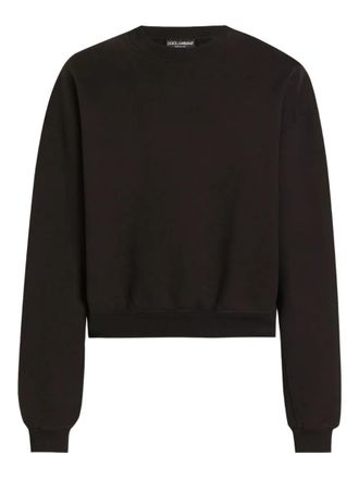 Dolce & Gabbana Long-Sleeved Cropped Sweatshirt