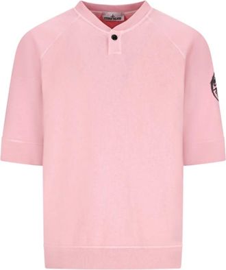 Stone Island Casual Short-Sleeve Sweatshirt