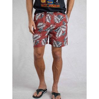 Weird Fish Belukha Printed Swim Shorts in Paprika at Nordstrom, Size 36