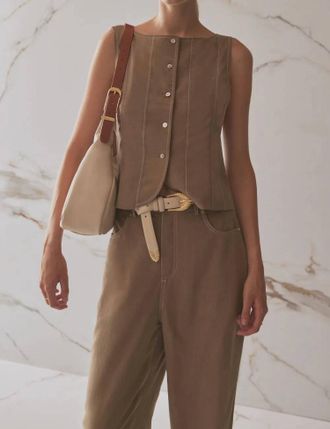 SANCIA Klara Vest In Laurel Oak
