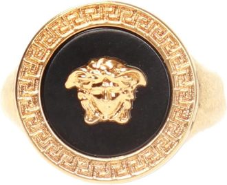 Versace Medusa hoofdring - Heren - Ringen - Geel - 62 MM - Accessoires