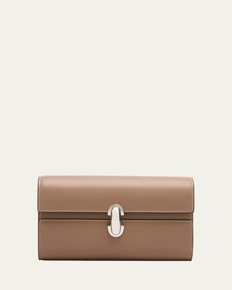 Savette Symmetry Mini Leather Clutch Bag