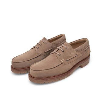 Heinrich Dinkelacker Slipper & Pantoletten - Bootsschuh Miami Plain V - Gr. 40 (EU) - in Beige - f&uuml;r Damen