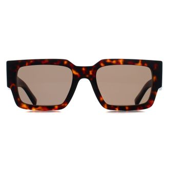 Prada Rectangle Mens Root Tortoise Dark Brown PRB17S - One Size