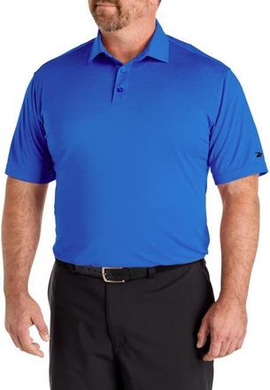 Reebok Big & Tall Performance Heather Polo Shirt in Virtual Blue at Nordstrom, Size Xxx-Large