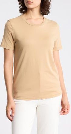 AG - Adriano Goldschmied Short Sleeve T-Shirt in Natural Beige at Nordstrom Rack, Size X-Small