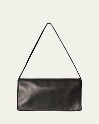 The Row Nuance Flap Shoulder Bag in Nappa Leather