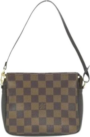Louis Vuitton Pre-owned Pouch - Dames - Vintage Schoudertas - Bruin - ONE Size - Vintage