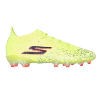 Skechers Heren Crackle Effect Firm Ground Voetbalschoenen (Geel/Zwart)