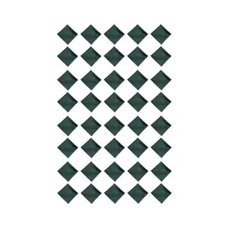 OEM 40 Servilletas De Tela De Poli&eacute;ster De 48x48 Cm Para Bodas, Banquetes Y Cenas En Restaurantes, Color Verde Oscuro