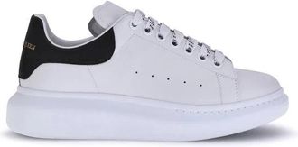 Alexander McQueen Leren sneakers met platformszool - Heren - Sneakers - Wit - 47 EU - Leer - Schoenen
