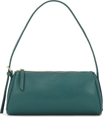 Kazar lederen handtas in een opvallende kleur - Dames - Schoudertassen - Groen - ONE Size - Leer - Tassen
