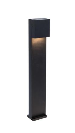 Lutec L&aacute;mpara De Pie Para Exteriores Gemini Xf, Color Negro Mate, 10 W, 3000 K, Ip54, Lutec 7104002012