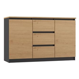 Topeshop MILENA - Chest of 2 doors + 3 drawers - Dimensions : 75x120x40 - Storage furniture - Sideboard