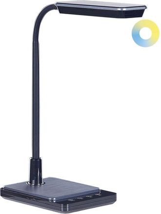 Beliani LED Desk Lamp CENTAURUS with Dimmer Metal Black