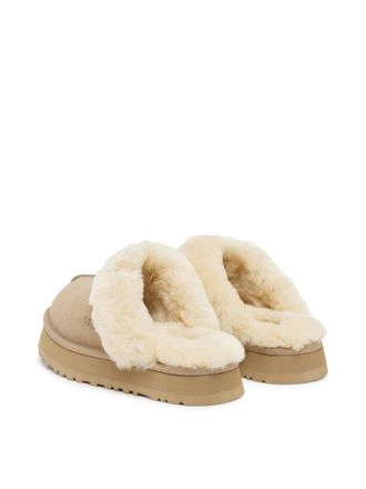UGG Womens Disquette Slippers Beige Shoes > Flats