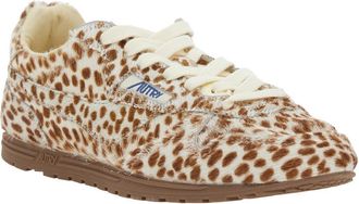 Autry Womens Multicolor Low Top Sneaker With Logo Cow Leather Trainers