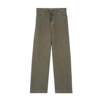 Golden Goose Straight Jeans, female, Green, Size: W24 Ortensia Boyfriend Jeans