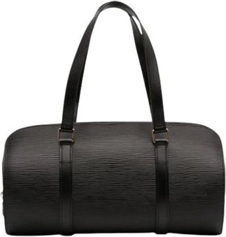 Louis Vuitton Pre-owned Handbags, female, Black, Size: ONE SIZE Pre-owned Soufflot Handbag