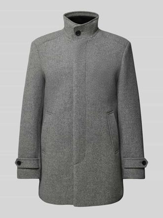Selected Mantel mit Stehkragen Modell NEW REUBEN in Hellgrau, Gr&ouml;&szlig;e XXL