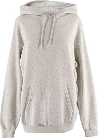 Balenciaga Grey Hoodie with Pink Logo Size L