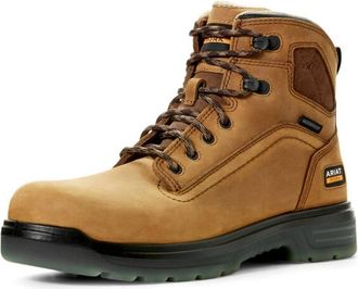 Ariat Mens Turbo 6 H20 Waterproof Pro Work Boot In Aged Bark