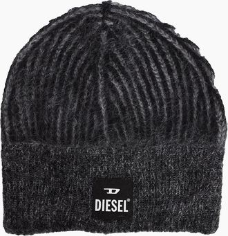 Diesel Mens Edro Mohair Hat - Black - Size: ONE size