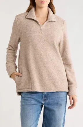 Balance Collection Savannah Sweatshirt in Heather White Sand at Nordstrom Rack, Size X-Large