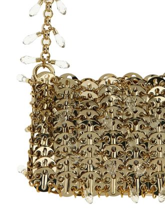 Paco Rabanne Womens 1969 Nano Crystal Shoulder Bag