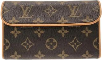 Louis Vuitton Pre-owned Belt Bags, female, Brown, Size: ONE SIZE Pre-owned Pochette Florentine Waist Bag