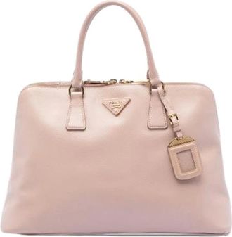 Prada Pre-owned Handbags, female, Brown, Size: ONE SIZE Pre-owned Promenade Satchel