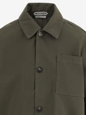 J.W.Anderson Womens Cotton Jacket Military Green