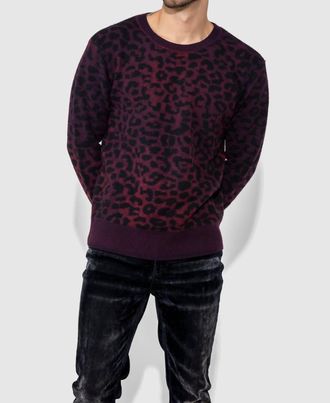 Monfrere Jalen Sweater In Vintage Leopard