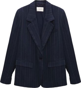 Dorothee Schumacher Blazer sartoriale gessato - Blu