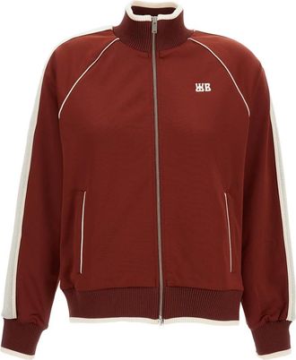 Wales Bonner Sportjack - Dames - Vesten met rits - Rood - XS - Katoen - Hoodies & sweatvesten