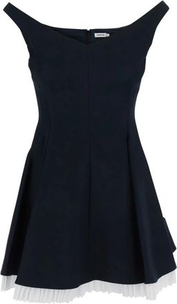 SIMKHAI Dorothie Mini Jurk - Dames - Korte kleedjes - Zwart - M - Katoen - Kleedjes
