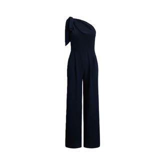 Ralph Lauren Dames, Jumpsuits & Playsuits, Blauw, Maat: XS Satijn