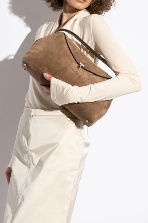 Toteme Leather Bag T-Lock, Womens, Brown