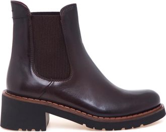 Calpierre Chelsea Boot - Dames - Chelseaboots - Bruin - 39 EU - Leer - Schoenen