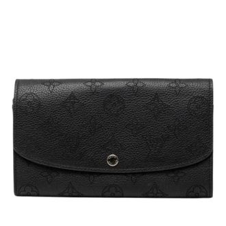 Louis Vuitton Pre-owned Mahina Flap Wallet - - Pre-owned - Donna - Nero - ONE SIZE