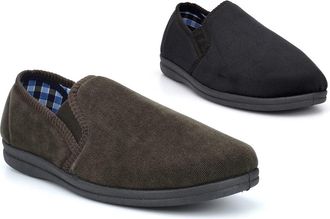 Generic Mens Memory Foam Slippers Size 6 Boys Slippers Size 13 Memory Foam Slipper Mens Slip On Slipper Slip On Extra Large Extra Large Sizes Sizes 6-14 Brown