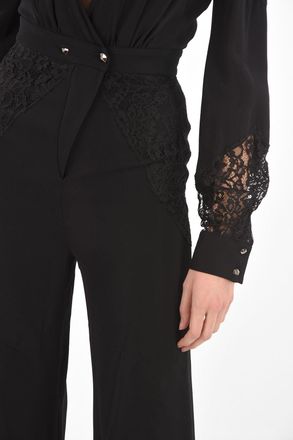 Philipp Plein COUTURE EST.1978 jumpsuit con dettagli in pizzo e scollatura profonda Philipp Plein