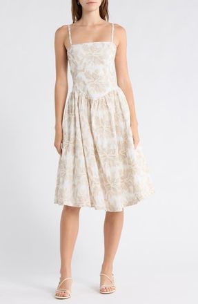 Steve Madden Stassi Fit & Flare Dress in Bermuda Bay at Nordstrom, Size 12