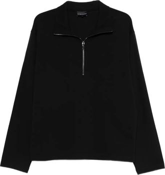 Emporio Armani Maglione con zip - Nero