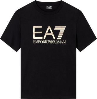 Emporio Armani Emporio Armani Ea7, Hombre, Camisetas, Negro, Talla: S