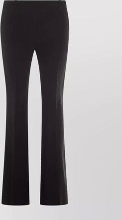 Alexander McQueen casual flared leg trousers with belt loops