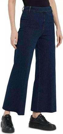 Lyss&eacute; Erin High Waist Wide Leg Jeans In Indigo
