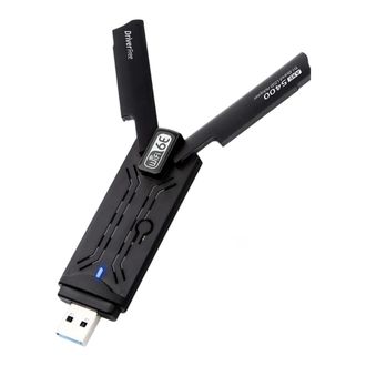 OEM Adaptateur Usb Wifi 6e - 5400 Mbps - Tri Bande 2,4 Ghz / 5 Ghz / 6 Ghz - Usb 3.0 - Compatible Windows 10 Et 11 - 1 Piece